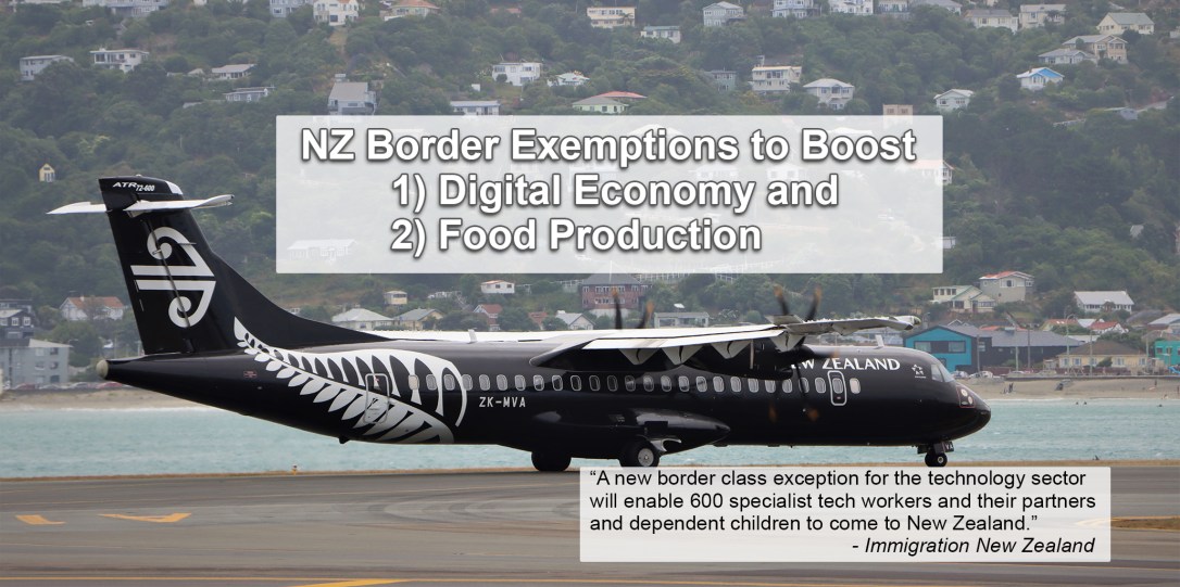 New NZ Border Exemptions to Boost Digital Economy and Food&nbsp;Production
