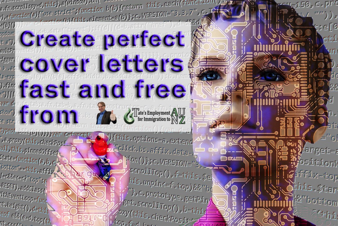 WORKSHOP – Create Fast, Free and Near-perfect Cover Letters Using Artificial&nbsp;Intelligence