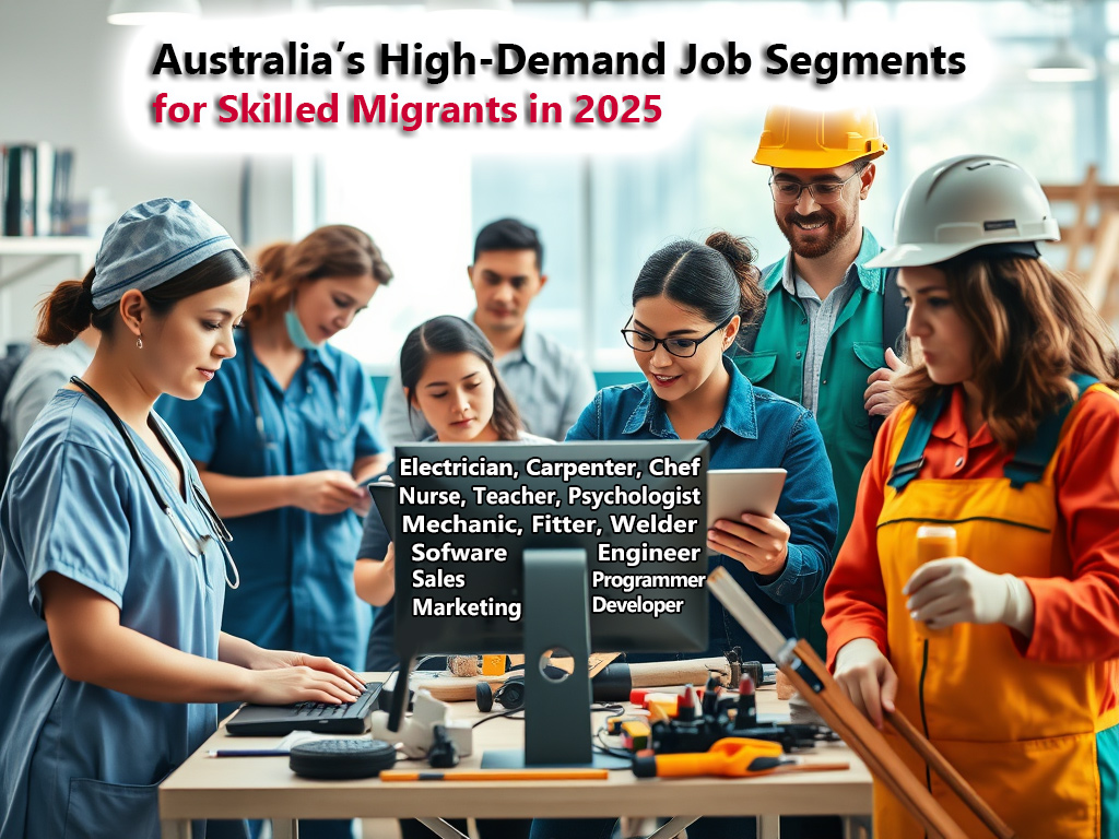 Australia’s High-Demand Job Segments: Opportunities for Skilled Migrants in&nbsp;2025