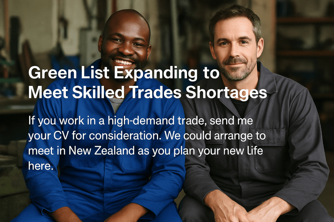 NZ Green List Expands: New Residency Pathways for Skilled&nbsp;Workers